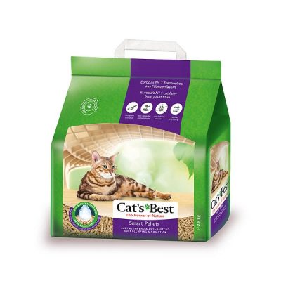 Cat’s Best Smart Pellets có dạng những viên nén "thông minh", giúp hạn chế bám dính vào lông mèo gây vương vãi ra ngoài, đặc biệt phù hợp với mèo lông dài. Cát vón cục, thấm hút lượng chất lỏng gấp 7 lần thể tích cát.