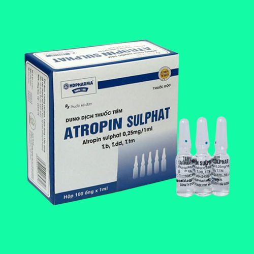 Thuốc tiêm Atropin Sulphat điều trị bệnh Care ở chó Alaska
