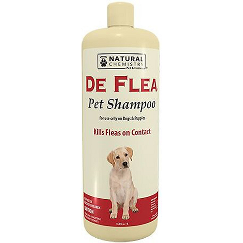 Dầu gội De Flea Natural Chemistry diệt ve tức thì, an toàn cho chó con