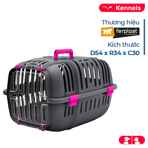 Lồng vận chuyển Ferplast Kennels D54 R34 C30 cho chó mèo đi máy bay