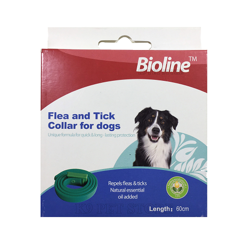 Vòng cổ Bioline cho chó, bảo vệ chống bọ chét và ve.